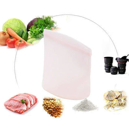 Reusable Food-Grade Silicone Leakproof Storage Bag
