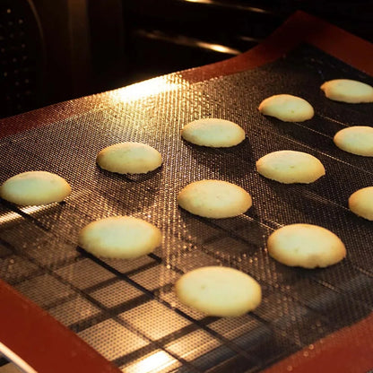 Non-Stick Silicone Baking Mat, Reusable Oven Sheet