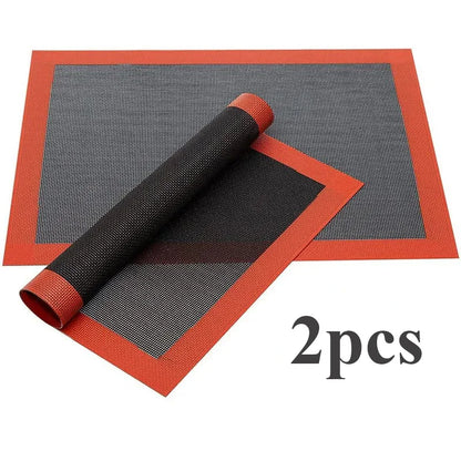 Non-Stick Silicone Baking Mat, Reusable Oven Sheet