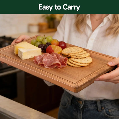 Organic Bamboo Cutting Board Set