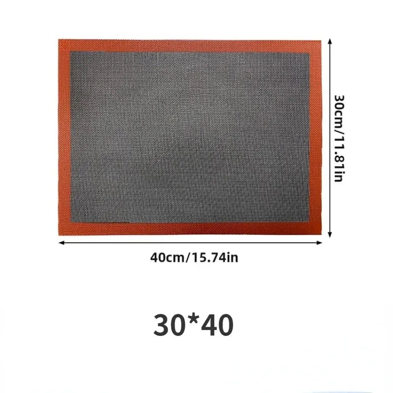 Non-Stick Silicone Baking Mat, Reusable Oven Sheet