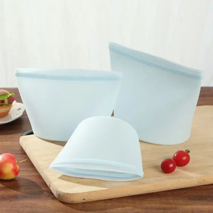 Reusable Food-Grade Silicone Leakproof Storage Bag