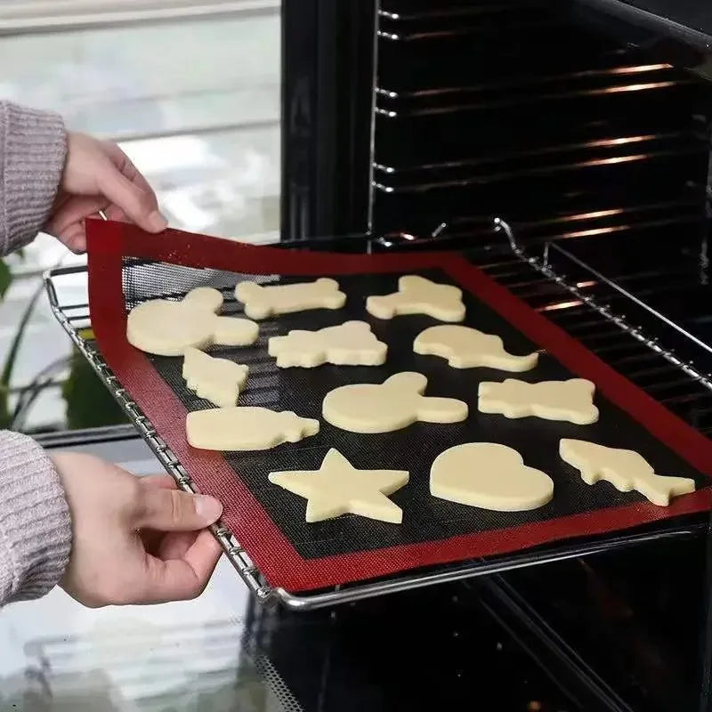 Non-Stick Silicone Baking Mat, Reusable Oven Sheet