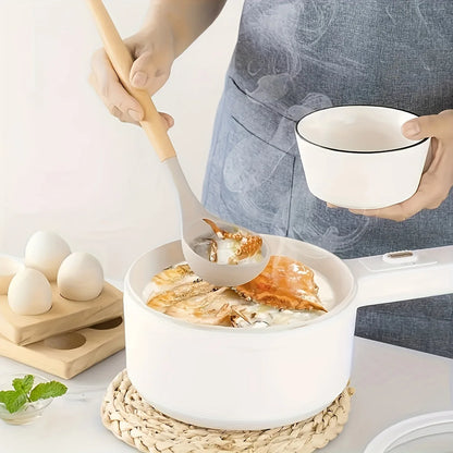 12-Piece Silicone Kitchen Utensil Set with Wooden Handles