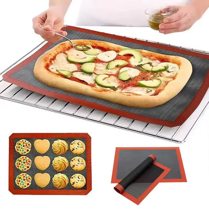 Non-Stick Silicone Baking Mat, Reusable Oven Sheet