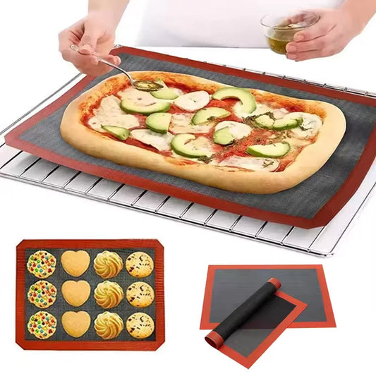 Non-Stick Silicone Baking Mat, Reusable Oven Sheet