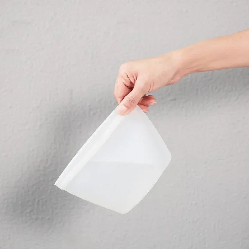 Reusable Food-Grade Silicone Leakproof Storage Bag