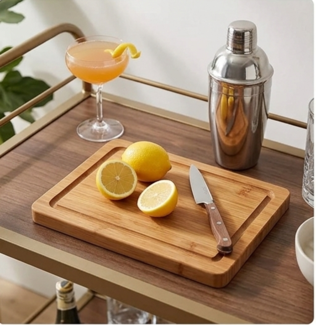 Organic Bamboo Cutting Board Set